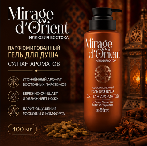 Гель для душа Султан Ароматов 400мл Mirage d’Orient