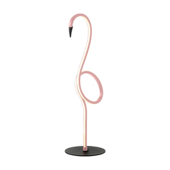 Розовая современная настольная лампа Elstead Flamingo FLAMINGO-TL-PNK, Integrated LED, в гостиную