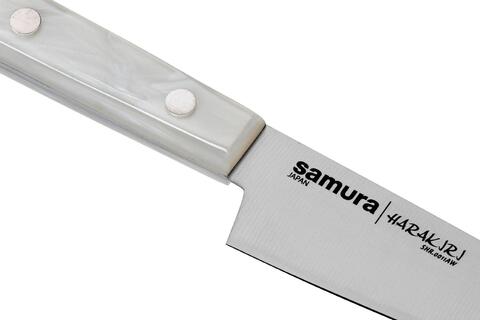 Нож для чистки и нарезки овощей и фруктов / овощной нож кухонный Samura HARAKIRI 99мм SHR-0011AW