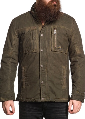 Affliction | Куртка мужская Black Premium Shatter Proof Jacket 110OW280 перед
