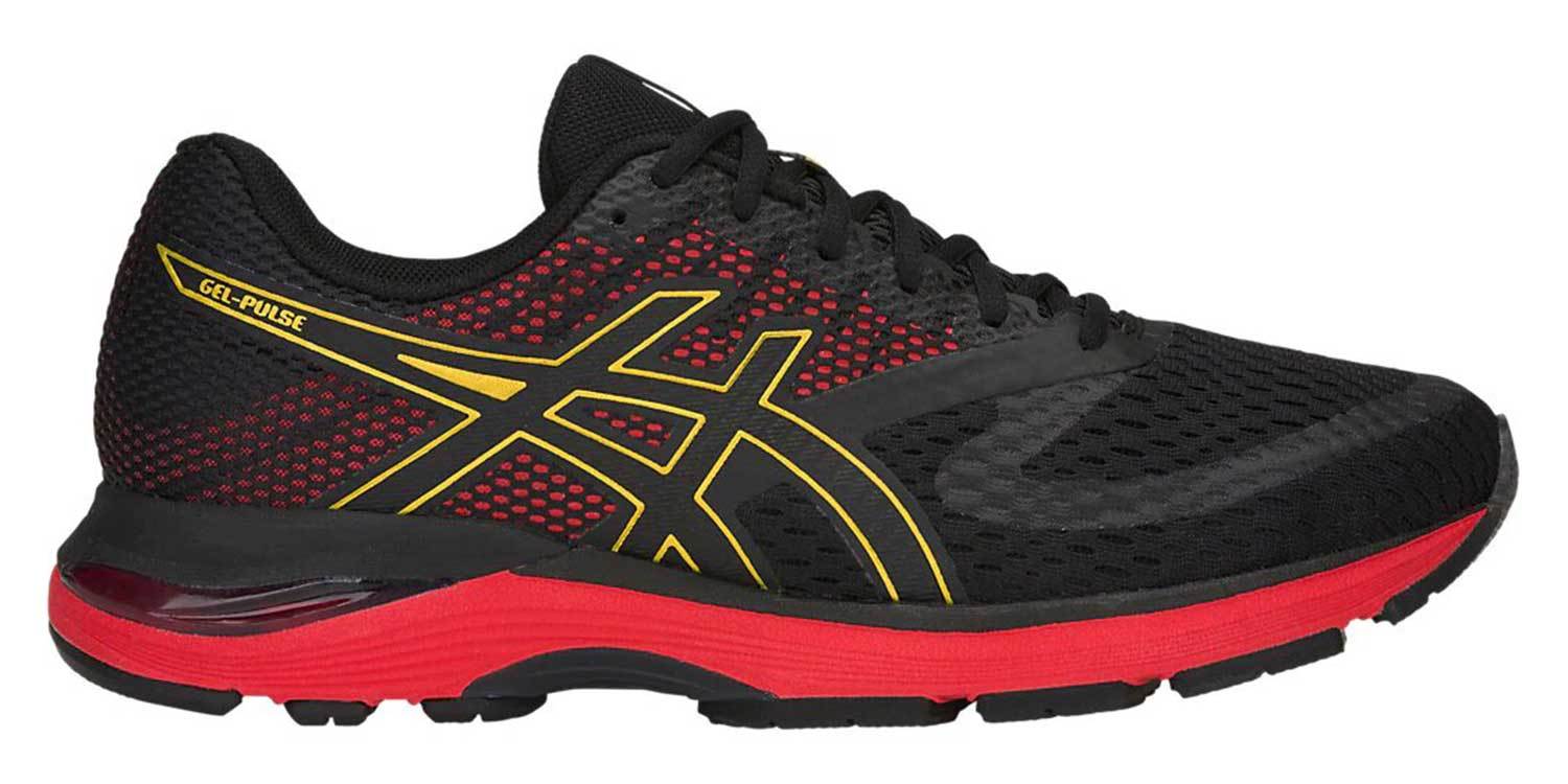 Asics Gel Pulse 10 кроссовки для бега мужские черные-красные