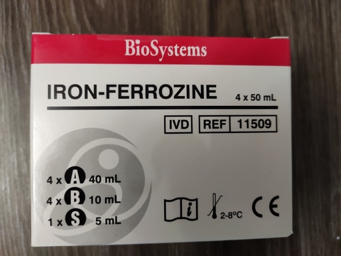 ЖЕЛЕЗО 4х50 мл FERROZINE для А-25 /BioSystems/