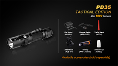Фонарь Fenix PD35 TAC 1000 люмен