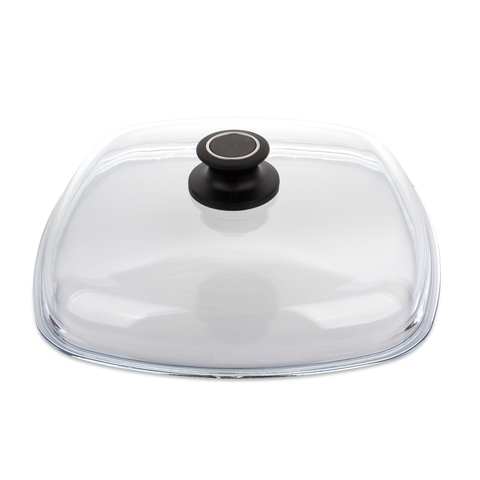 Крышка стеклянная квадратная 28x28 см AMT Glass Lids арт. AMTE28