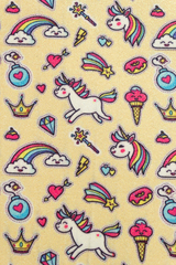 Кожа искусственная декоративная с дизайном, 20*30 см., 1 лист или набор