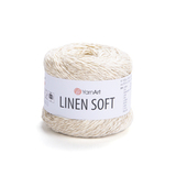 Пряжа YarnArt Linen Soft 7302 ваниль