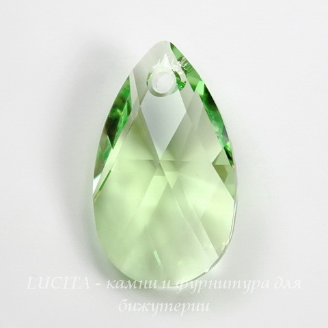 6106 Подвеска Сваровски Капля Peridot (16 мм)