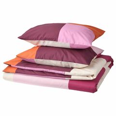 Комплект постельного белья IKEA BRUNKRISSLA (БРУНКРИСЛА), Двуспальный, Разноцветный, 240x220, 50x80 см