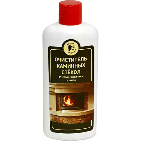 Очиститель каминных стекол от сажи, ржавчины, жира Веселый Трубочист, 250 мл - 3
