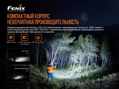 Фонарь Fenix E35 V3.0 3000lm
