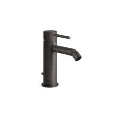 Gessi 316 54407#707 Смеситель для биде на 1 отверстие, с донным клапаном, излив 118мм, цвет: brushed black metal pvd фото