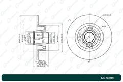 Диск тормозной G-brake  GR-03189