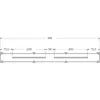 Cezares LUX-LD-60-GM Душевой лоток 60 см