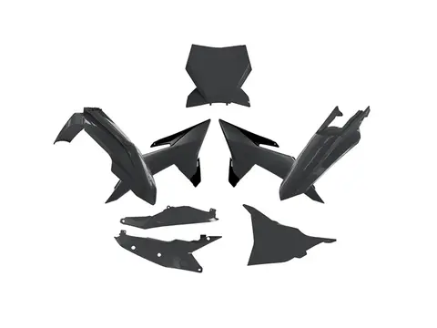 Комплект пластика KTM SX/XC125-300 25 # SXF/XCF250-450 25 # SXF250/450 FE 24 Black
