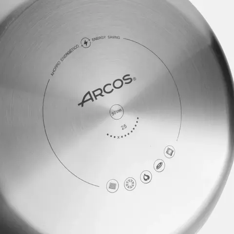 Сковорода d 30 см, для индукционных плит ARCOS Samoa Inox арт. 726600