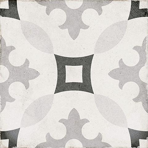 Equipe Art Nouveau Karlsplatz Grey 20x20