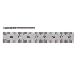 Бор-фреза твердосплавная F(RBF) 3,0x7x37x3мм HM H-Tools 116050HT