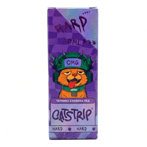 Жидкость CATSTRIP Salt 2% HARD 30 ml - Черника Ежевика Лед