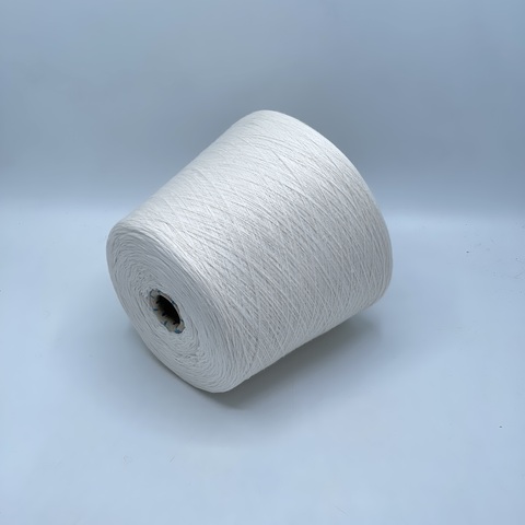 Бобинная пряжа,Cotton combed, 2540м. 100%Хлопок, Белый(861), 40795