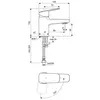 Ideal Standard Ceraplan BD201AA Смеситель H60 для раковины