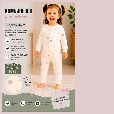 Комбинезон хлопок д (62-86) 260815-R1528