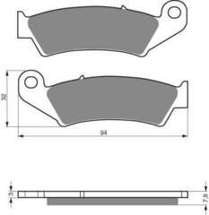 Тормозные колодки дисковые 004 S33