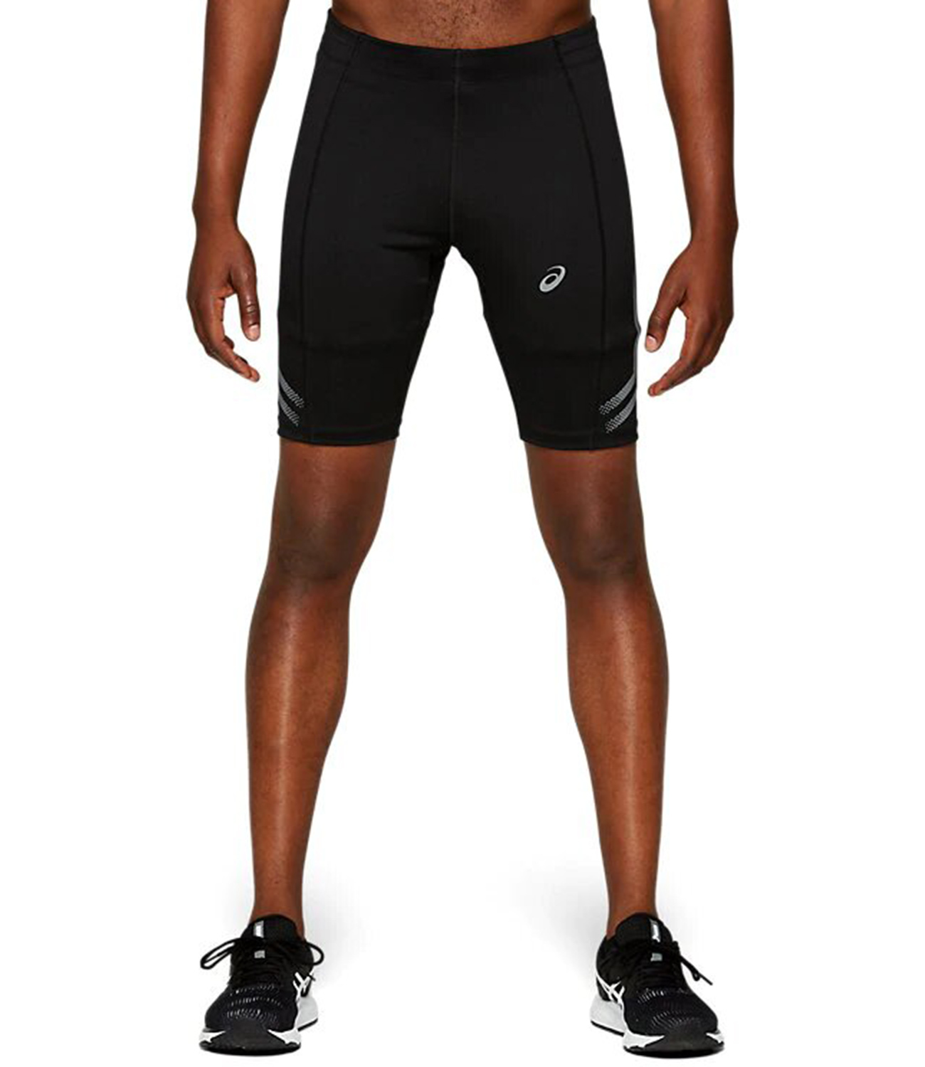 Asics Icon Sprinter беговые тайтсы мужские черные-серые