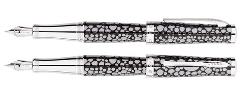 Ручка перьевая Cross Sauvage, Smoke/Textured Stingray Pattern CT, F (AT0316-6FD)