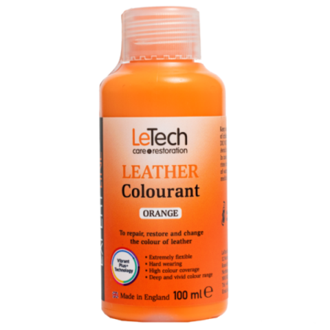 LeTech Expert Line Краска для кожи (Leather Colourant) Orange, 100мл