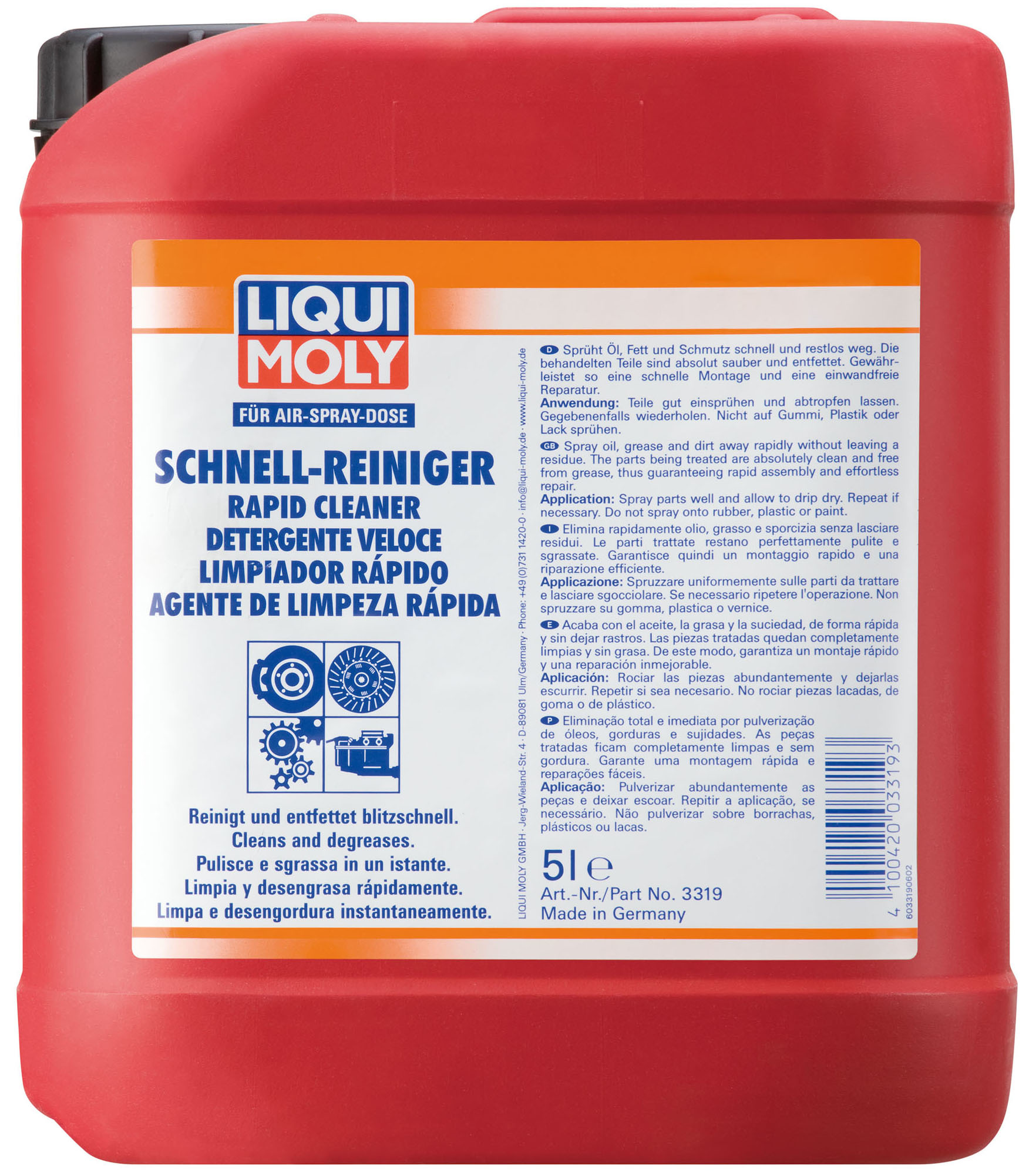 Liqui Moly Schnell Reiniger Быстрый очиститель