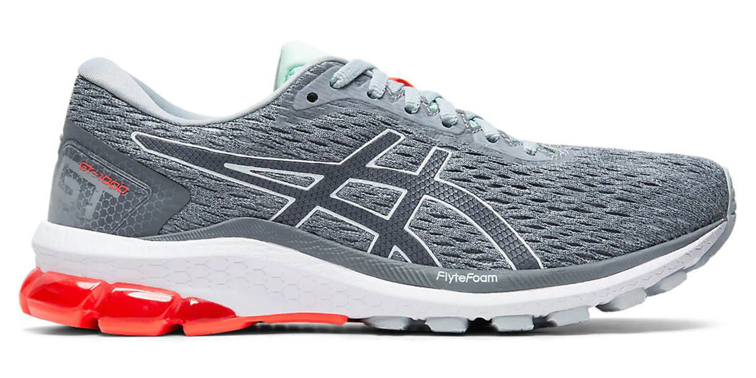 Asics Gt 1000 9 кроссовки для бега женские серые