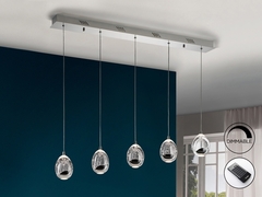 Подвесной светильник Rocio 5L хром DIMMABLE