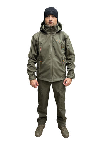 Костюм демисезонный Вожак 105 Форест SoftShell олива, мембранный
