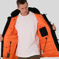 Парка Alpha Industries N-3B Slim Fit Black (Черная)