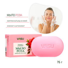 Мыло Trichup Vasu Rose Роза освежает и успокаивает 75 г