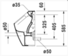 Duravit ME by Starck 280930007 Писсуар 300х350х585 безободковый
