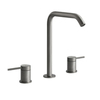 Gessi 316 54411#239 Смеситель для раковины на 3 отверстия, без донного клапана, излив 156мм, h=269мм, цвет: steel brushed