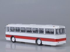 Ikarus-556 white-red Soviet Bus (SOVA) 1:43