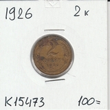 K15473 1926 СССР 2 копейки K15473 1926 СССР 2 копейки
