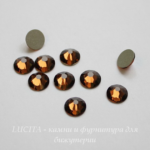 2058 Стразы Сваровски холодной фиксации Smoked Topaz ss30 (6,32-6,5 мм) ()