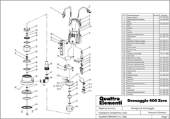 Штуцер QUATTRO ELEMENTI D400 Zero выходной