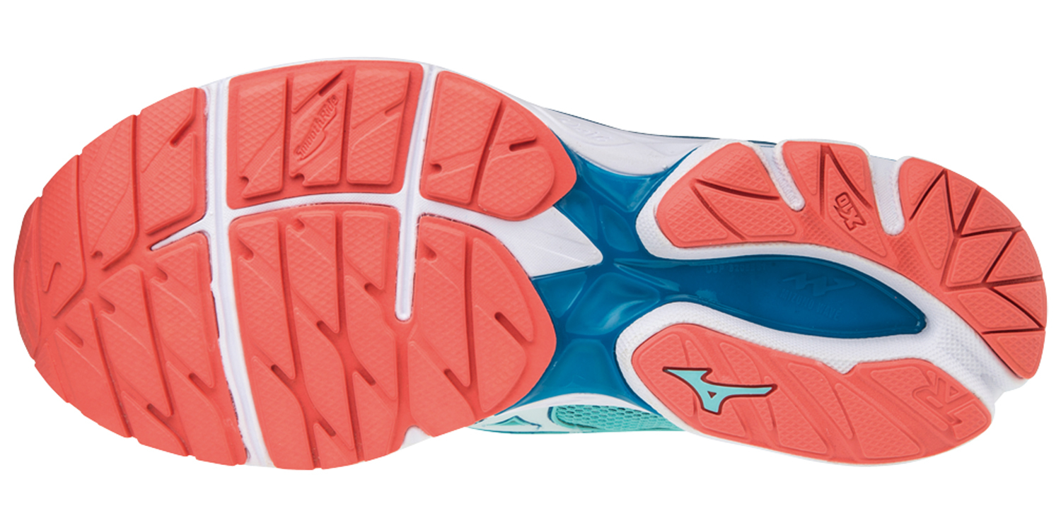 Беговые кроссовки женские Mizuno Wave Rider 21 голубые - 2