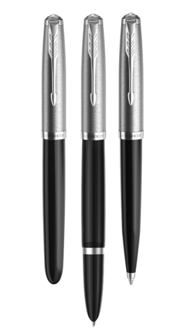 Ручка перьевая Parker 51 Core, Black CT, M (2123492)