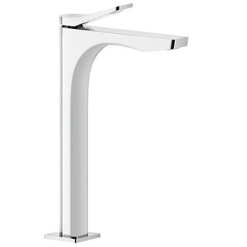 Gessi Rilievo 59004#031 Смеситель для раковины на 1 отв. без донного клапана h=297мм, излив 154мм , цвет: хром