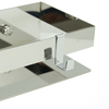 Lemark Shelf Line 9771049 Полка для душа прямая 300 мм из нерж. стали с крючками, хром