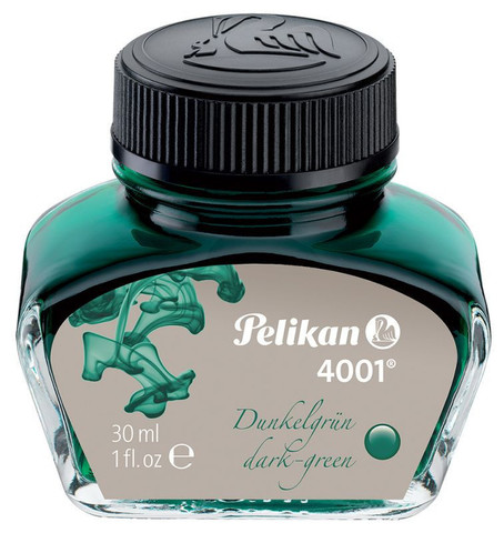 Флакон с чернилами Pelikan Ink 4001 76, Dark Green, 30 ml (300056)