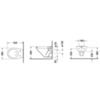 Duravit DuraPlus 2547090000 Унитаз подвесной 575х360мм, цвет белый