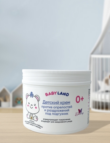 BABYLAND Крем детский против опрелостей и раздражений под подгузник 0+ 140г (Диталир)