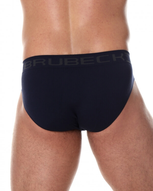 Мужские трусы слипы Brubeck Comfort Cotton темно-синие - 2