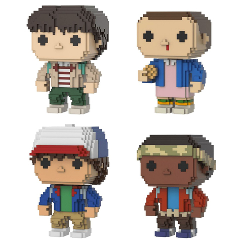 Funko POP! Stranger Things: Eleven/Mike/Dustin/Lucas (8-Bit) (Exc)